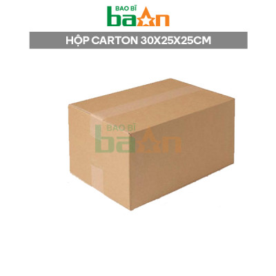 Hộp carton 30x25x25cm