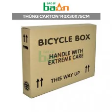 Thùng carton đựng xe đạp 140x30x75cm