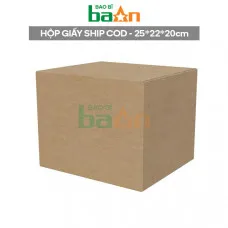 Hộp carton 25x22x20cm