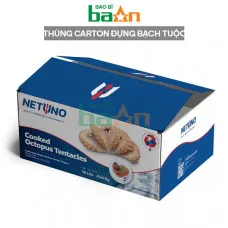 Thùng carton đựng mực, bạch tuộc xuất khẩu