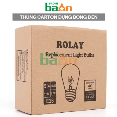 Thùng carton đựng bóng đèn