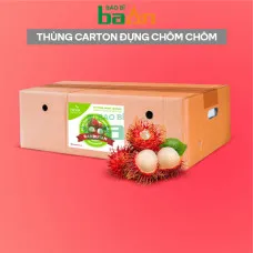 Thùng carton đựng chôm chôm