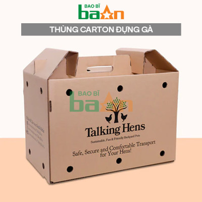 Thùng Carton Đựng Gà - Vận Chuyển An Toàn, Tiện Lợi, Giá Tốt