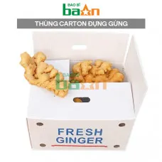 Thùng carton đựng Gừng xuất khẩu