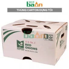 Thùng carton đựng hành