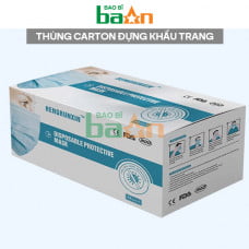 Thùng carton đựng khẩu trang