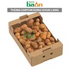 Thùng carton đựng khoai lang