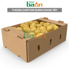 Thùng carton đựng khoai tây