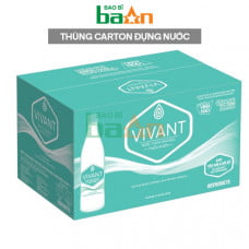 Thùng Carton đựng nước uống đóng chai