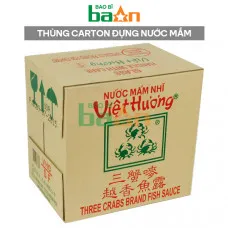 Thùng carton đựng nước mắm