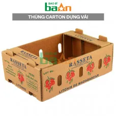 Thùng carton đựng vải thiều