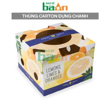 Thùng Carton đựng Chanh xuất khẩu