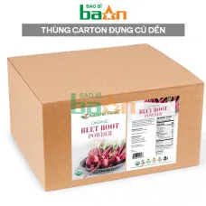 Thùng carton đựng củ dền