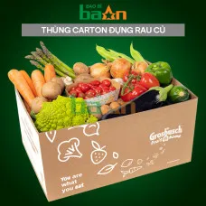 Thùng carton đựng rau củ