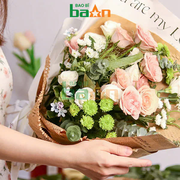 Giấy tổ ong gói hoa