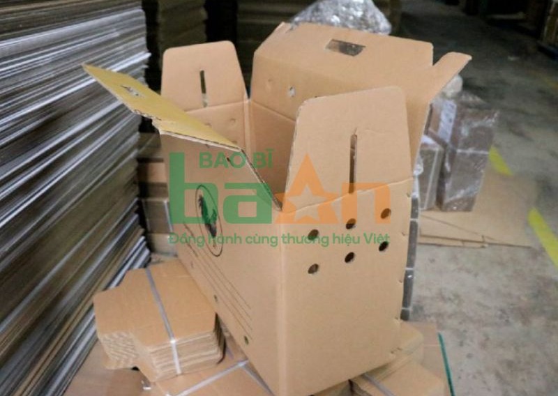 Cần tìm hiểu rõ quy cách sản xuất thùng carton đựng gà phù hợp với nhu cầu