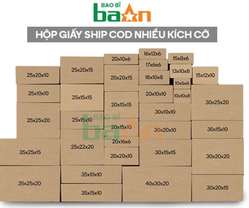 Các loại hộp giấy carton đóng hàng hiện nay